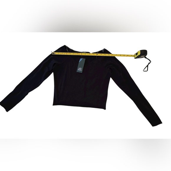 Wild Fable Black Women’s Off-Shoulder Blouse Size Small NWT - Picture 9 of 14